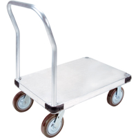 Chariots à plate-forme en aluminium
