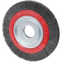 Crimped Wire Wheel, 6" Dia., 0.02" Fill, 1/2"/2"/5/8" Arbor We Share Industrial Supply