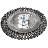 Stringer Bead Brush, 5" Dia., 0.022" Fill, 5/8"-11 Arbor, Steel We Share Industrial Supply