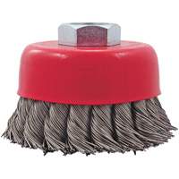 CK3201T Knotted Twist Wire Cup Brush, 3" Dia. x 5/8"-11 Arbor We Share Industrial Supply