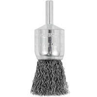 Shaft Mounted Crimped End Brush, 3/4", 0.012" Fill, 1/4" Shank We Share Industrial Supply