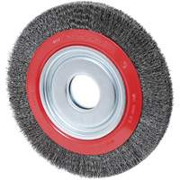 Crimped Wire Wheel, 10" Dia., 0.014" Fill, 2" Arbor We Share Industrial Supply