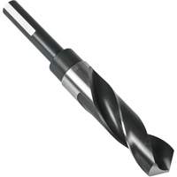 Foret raccourci 1/2" a/3 c&ocirc;t&eacute;s plats, 33/64", Acier rapide, Cannelure 3", Pointe de 118° We Share Industrial Supply