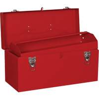 Heavy-Duty Tool Box, 8-1/2" D x 20" W x 9-1/2" H, Red We Share Industrial Supply