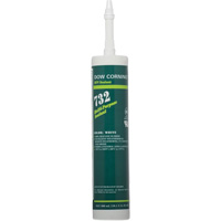 Scellant polyvalent &agrave; base de silicone Dowsil 732, 300 ml, Cartouche, Blanc We Share Industrial Supply