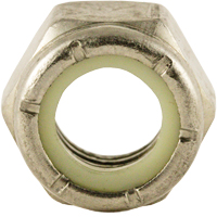 &eacute;crou auto-frein&eacute; en nylon, 3/8" dia, Acier inoxydable, Cors&eacute; We Share Industrial Supply