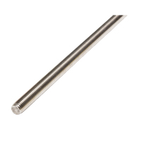 Tige filet&eacute;e, 1/4"-20, 36" lo, Acier inoxydable, Grade Calibre 18-8 We Share Industrial Supply