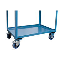 Mobile Service Cart, 2 Tiers, 24" W x 57" H x 40" D, 1200 lbs. Capacity We Share Industrial Supply