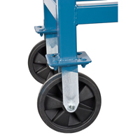 Chariots &agrave; plateforme sur&eacute;lev&eacute;e, 48" lo x 24" la x Capacit&eacute; 2000 lb, Roues en Nylon We Share Industrial Supply
