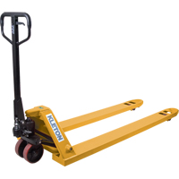 Transpalette manuel &agrave; fourches longues, Acier, 72" lo x 27" la, Capacit&eacute; 5500 lb We Share Industrial Supply