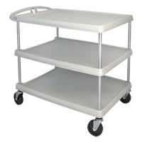 myCart Utility Cart, 3 Tiers, 26" x 36-7/8" x 36", 500 lbs. Capacity We Share Industrial Supply