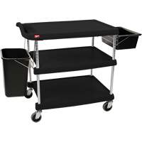 myCart Utility Cart, 3 Tiers, 20" x 35-1/2" x 30", 400 lbs. Capacity We Share Industrial Supply