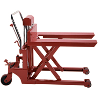 Scissor Pallet Lifter, 44" L x 27" W, Steel, 1100 lbs. Capacity We Share Industrial Supply