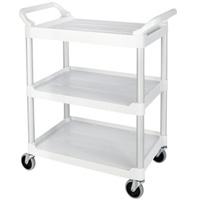 Service Utility Cart, 3 Tiers, 33" x 37" x 18", 200 lbs. Capacity We Share Industrial Supply