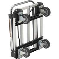 Fold-Up Platform Truck, Stainless Steel, 300 lbs., 28" L x 16" W, 33-1/2" High We Share Industrial Supply