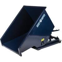 Conteneur autobasculeur, Acier, 1-1/2 vg³, Bleu We Share Industrial Supply