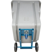 Chariot basculeur en acier, Poly&eacute;thyl&egrave;ne, 0,625 vg³, Capacit&eacute; de charge de 500 lb We Share Industrial Supply