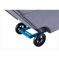 Chariot basculeur en acier, Poly&eacute;thyl&egrave;ne, 0,625 vg³, Capacit&eacute; de charge de 500 lb We Share Industrial Supply