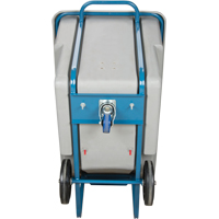 Chariot basculeur en acier, Poly&eacute;thyl&egrave;ne, 0,625 vg³, Capacit&eacute; de charge de 850 lb We Share Industrial Supply