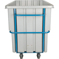 Chariot basculeur en acier, Poly&eacute;thyl&egrave;ne, 1,1 vg³, Capacit&eacute; de charge de 2000 lb We Share Industrial Supply