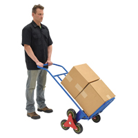 Stair Climbing Hand Truck, Steel Frame, 24" W x 45-3/4" H, 300 lbs. Capacity We Share Industrial Supply