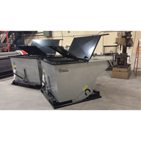 Couvercle en acier pour conteneur autobasculeur We Share Industrial Supply