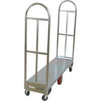 Chariot &agrave; plateforme U-Boat, 60" lo x 16" la x Capacit&eacute; 1750 lb, Roues en Polyur&eacute;thane We Share Industrial Supply