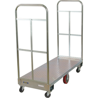 Chariot &agrave; plateforme U-Boat, 60" lo x 24" la x Capacit&eacute; 1750 lb, Roues en Polyur&eacute;thane We Share Industrial Supply