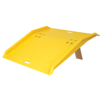 Rampe de quai de chargement portable en poly pour diable, Capacit&eacute; de charge 750 lb, 36" lo x 35" la x 5" h We Share Industrial Supply