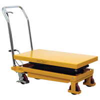Table &eacute;l&eacute;vatrice &agrave; ciseaux hydraulique, 19,5" lo x 35,5" la/35-1/2" lo x 19-1/2" la, Acier, Capacit&eacute; 770 lb We Share Industrial Supply