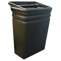 Plastic Refuse Bin for Utility Cart We Share Industrial Supply