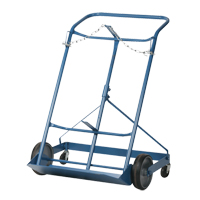 Chariot professionnel CC-2 pour deux bouteilles de gaz, Roues Caoutchouc moul&eacute;, Base de 16-7/8" la x 7-1/4" lo, 500 lb We Share Industrial Supply