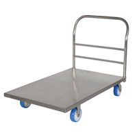 Platform Truck, 48" L x 30" W, 2000 lbs. Capacity, Polyurethane Casters We Share Industrial Supply