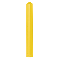 Enveloppe lisse pour butoir, 4" dia. x 56" l, Jaune We Share Industrial Supply