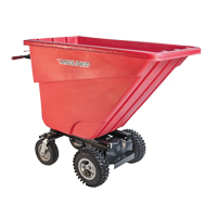 Chariot &agrave; bascule motoris&eacute;, Capacit&eacute; 13.5 cu.ft., 45" h x 26-1/2" la x 68" p We Share Industrial Supply