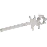 Cl&eacute; pour baril, Ouverture de 3/4"/2", Poign&eacute;e 9-1/2", Acier inoxydable We Share Industrial Supply