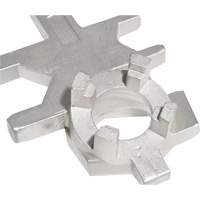 Cl&eacute; pour baril, Ouverture de 3/4"/2", Poign&eacute;e 9-1/2", Acier inoxydable We Share Industrial Supply