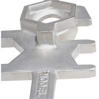 Cl&eacute; pour baril, Ouverture de 3/4"/2", Poign&eacute;e 9-1/2", Acier inoxydable We Share Industrial Supply