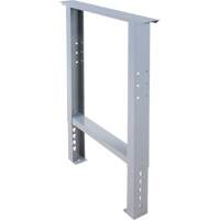 Pattes d'&eacute;tabli pour service industriel, Acier, 24" p x 34" h, Simple We Share Industrial Supply