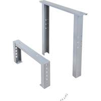 Pattes d'&eacute;tabli pour service industriel, Acier, 24" p x 34" h, Simple We Share Industrial Supply