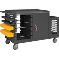 Chariot pour bobines de fil et de maintenance, Acier, 5 Montants, 54-1/16" la x 35" h x 24" p, Capacit&eacute; de 1200 lb We Share Industrial Supply