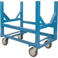 Chariot &agrave; berceaux pour tuyaux et barres, 36" lo x 24" la x 34" h, Capacit&eacute; de 2500 lb, Roue Polyur&eacute;thane We Share Industrial Supply