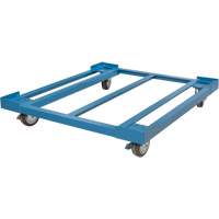 Socle roulant pour palette, 48,5" la x 43" p x 8" h, Capacit&eacute; de 3000 lb We Share Industrial Supply