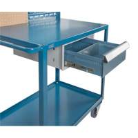 Mobile Service Cart, 2 Tiers, 24" W x 57" H x 40" D, 1200 lbs. Capacity We Share Industrial Supply