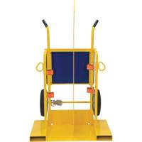 Welding Cylinder Torch Cart, Foam-Filled Wheels, 24" W x 19-1/2" L Base, 500 lbs. We Share Industrial Supply