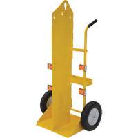 Welding Cylinder Torch Cart, Foam-Filled Wheels, 23-13/16" W x 22-13/16" L Base, 500 lbs. We Share Industrial Supply
