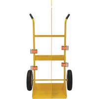 Welding Cylinder Torch Cart, Foam-Filled Wheels, 23-13/16" W x 22-13/16" L Base, 500 lbs. We Share Industrial Supply