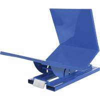 Open Sided Hopper, Steel, 1 cu.yd., Blue We Share Industrial Supply