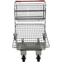 Nestable Wire Cart, Steel, 28-3/4" x 37-1/16" x 59-5/8", 275 lbs. Capacity We Share Industrial Supply