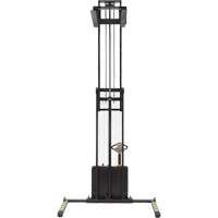 Double Mast Stacker, Electric Operated, 2200 lbs. Capacity, 150" Max Lift We Share Industrial Supply